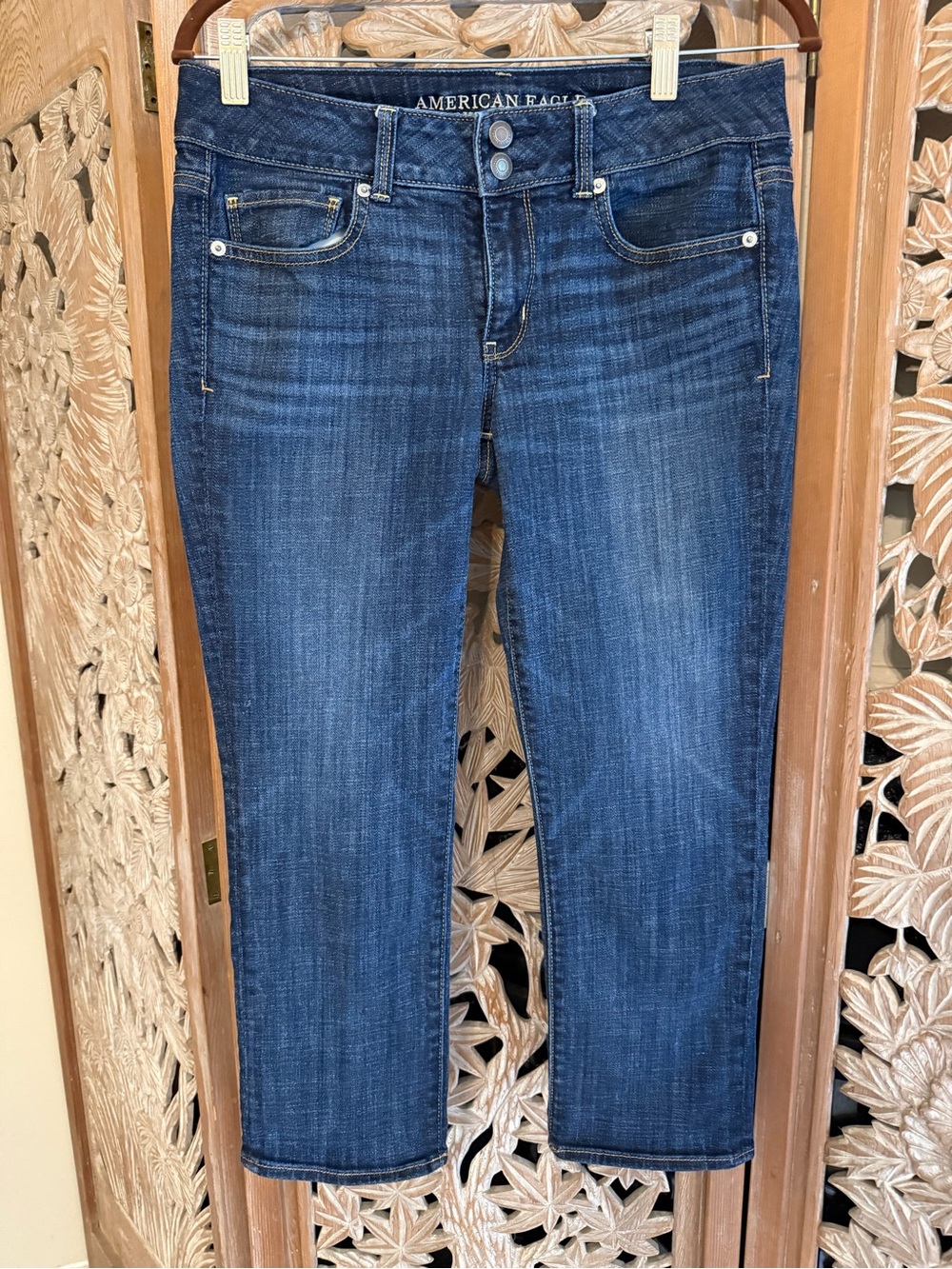 American Eagle Outfitters Artist Cropped Stretch Jeans